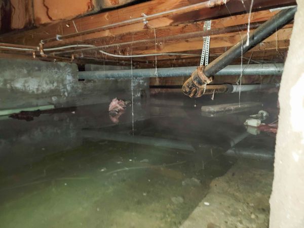 Crawl Space Drying in Hendersonville