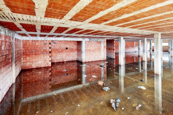 Basement Flood Remediation in Hendersonville